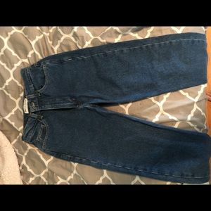 Medium wash high-waist American Apparel jeans